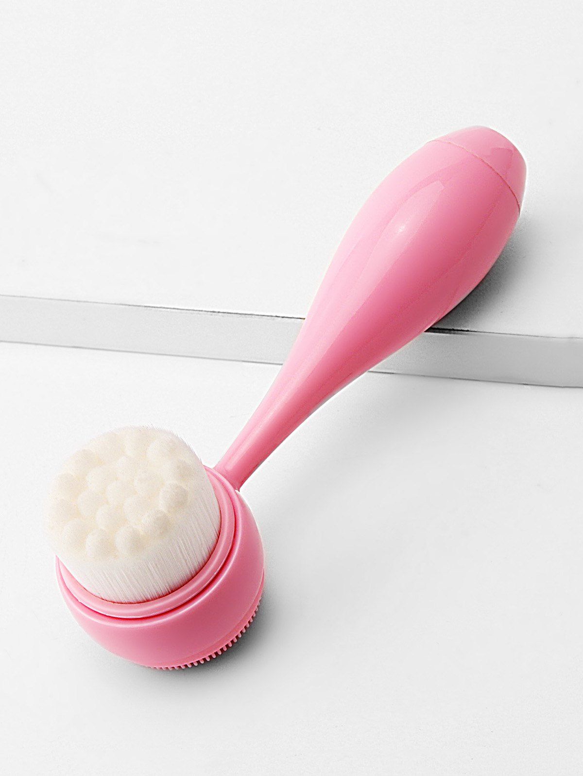 

Double Faced Manumotive Face Washing Brush, Pink