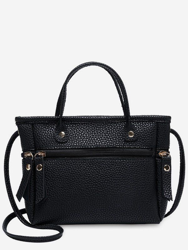 

Small Zipper Cross Body Bag, Black