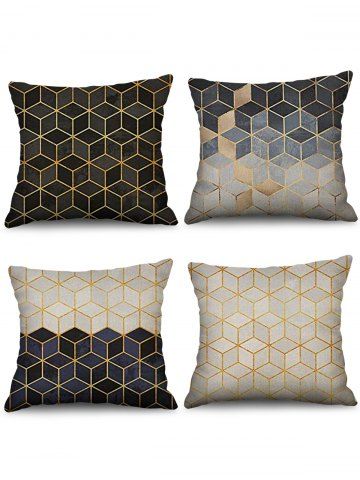 Pillow Inners Best Online Rosegal 4 Pcs Geometric Pattern Decorative Pillowcases