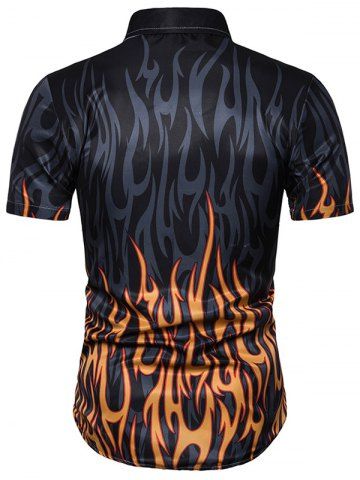 

Flame Digital Printing Shirt, Multi