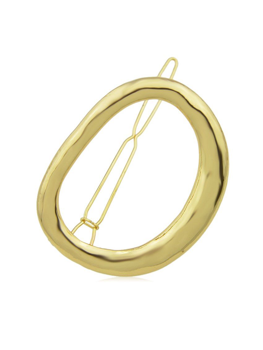 

Geometric Brief Alloy Hair Grip, Gold
