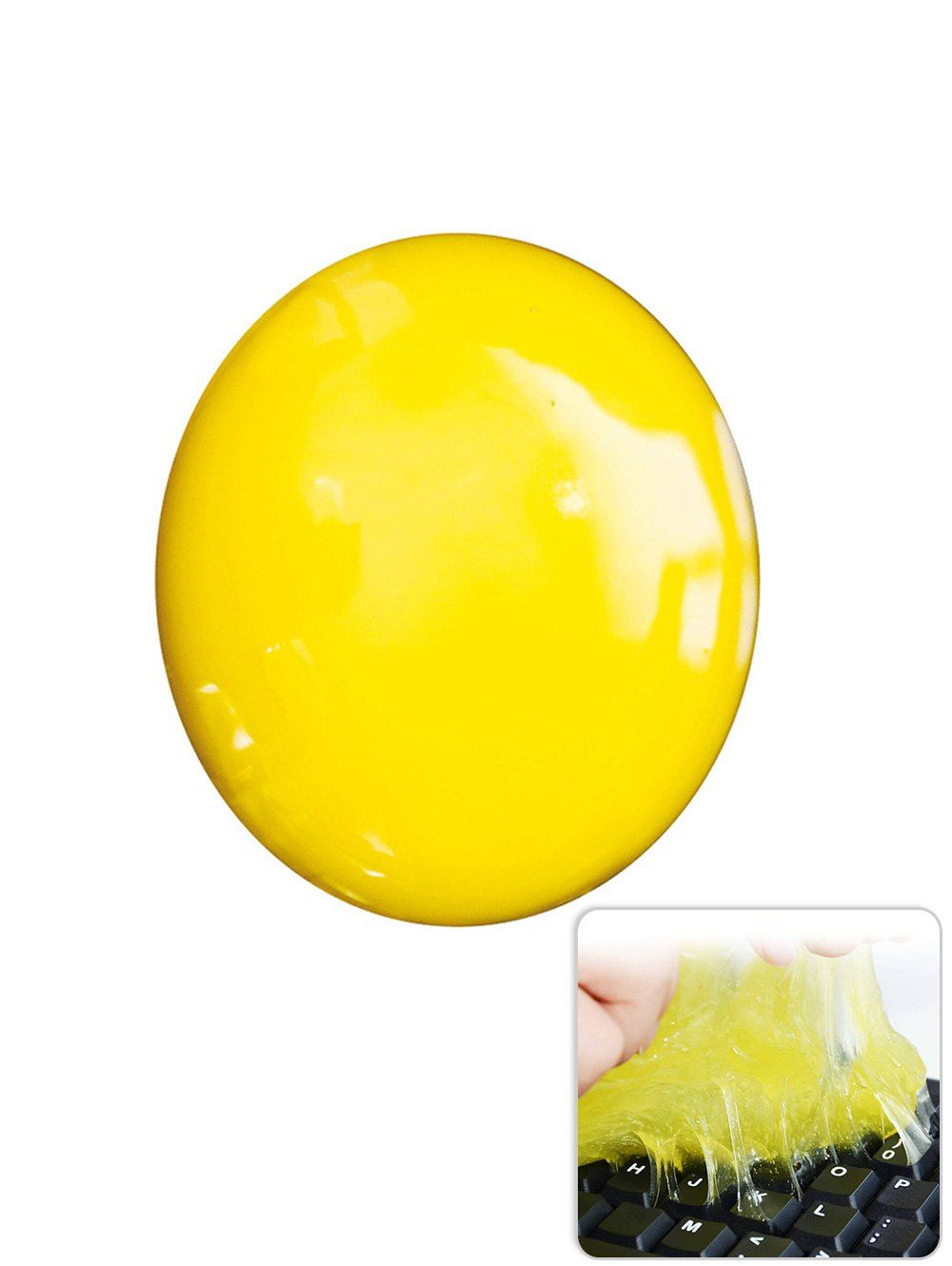 

Car Keyboard Dust Mud Stress-relief Toy, Yellow