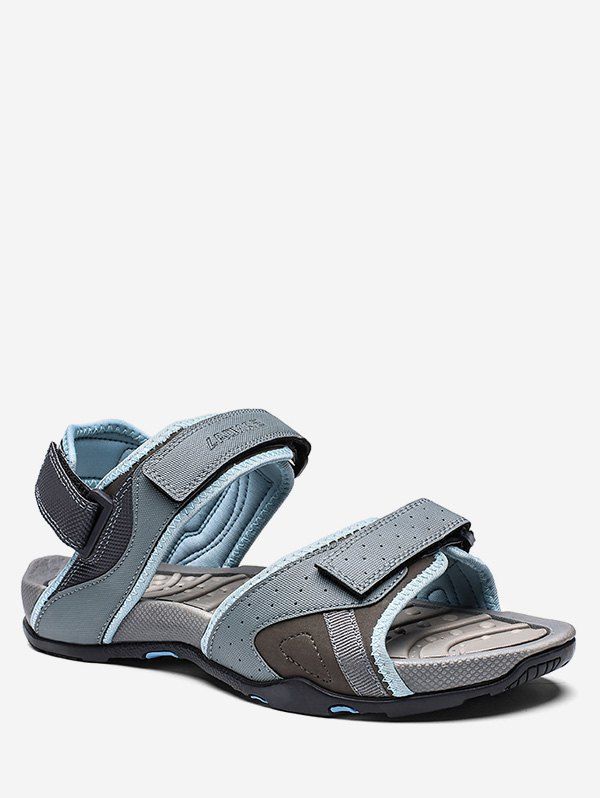 

Hook and Loop Hiking Sandals, Light blue