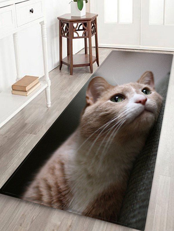 

Cat Design Floor Mat, Multi