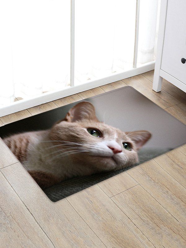 

Cat Design Floor Mat, Multi
