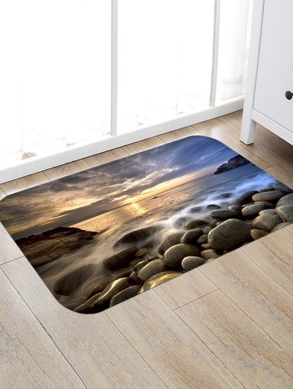 

Stone Sky Design Floor Mat, Gray cloud