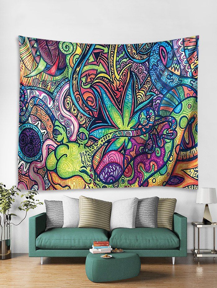

Bohemia Style Print Wall Tapestry, Multi