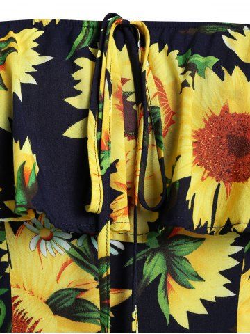 

Plus Size Off The Shoulder Tie Maxi Dress, Dark slate blue