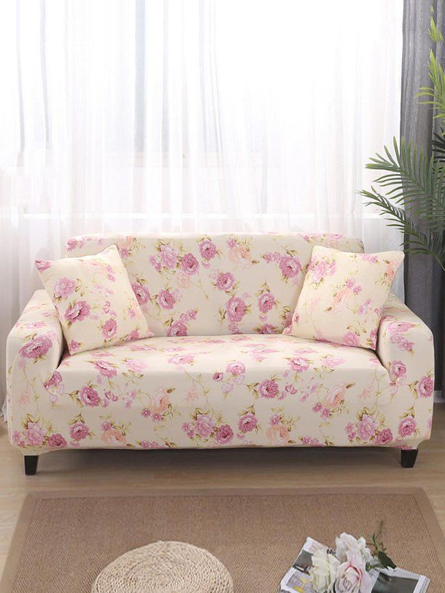 35 Off Floral Printed Sofa Cover Rosegal