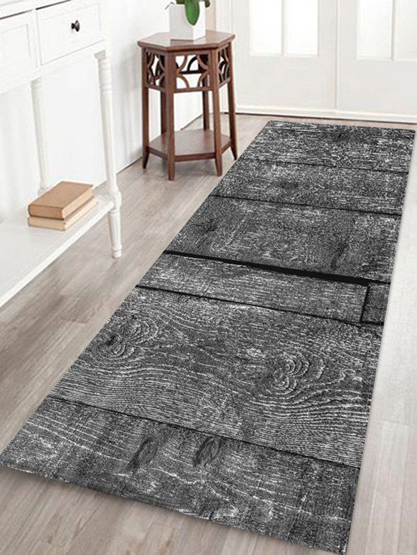 Nostalgic Wooden Grain Print Floor Mat Nostalgic Wooden Grain Print Floor Mat