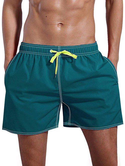 

Neon Drawstring Quick Dry Shorts, Medium aquamarine
