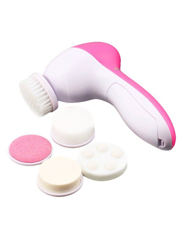 

6in1 Electric Face Cleaning Washing Tool, Pink