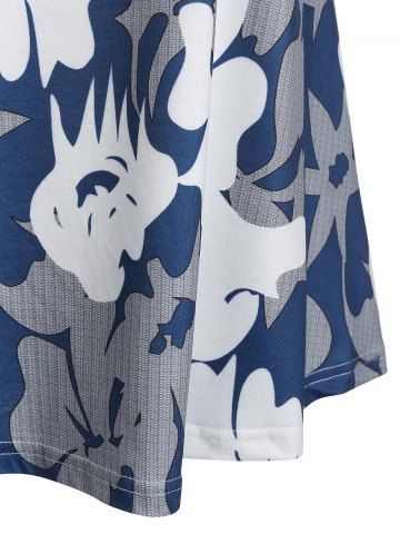 

Flare Spaghetti Strap Tank Top, Peacock blue