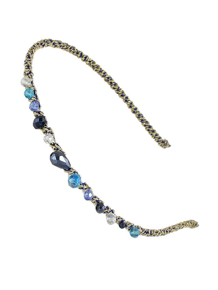 

Hair Accessories Faux Gem Hair Band, Blue