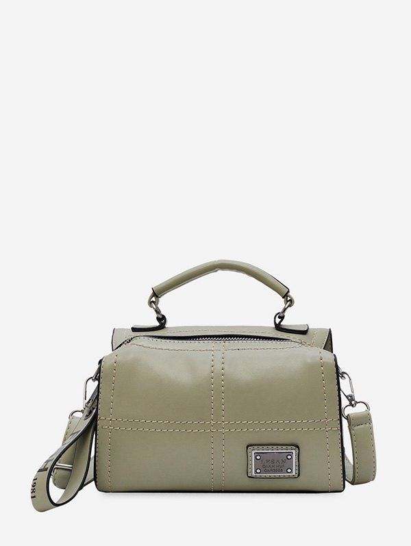 

Simple Style Solid Shoulder Bag, Dark sea green