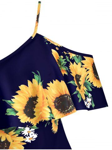blusas con estampado de girasoles