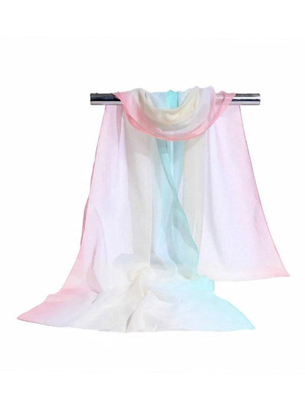 

Chiffon Silky Breathable Long Scarf, Hot pink