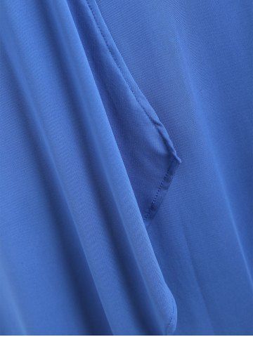 

Ruched Empire Waist Dress, Ocean blue