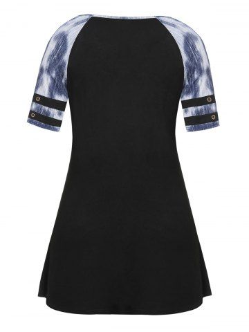 

Studded Plus Size Tunic, Black