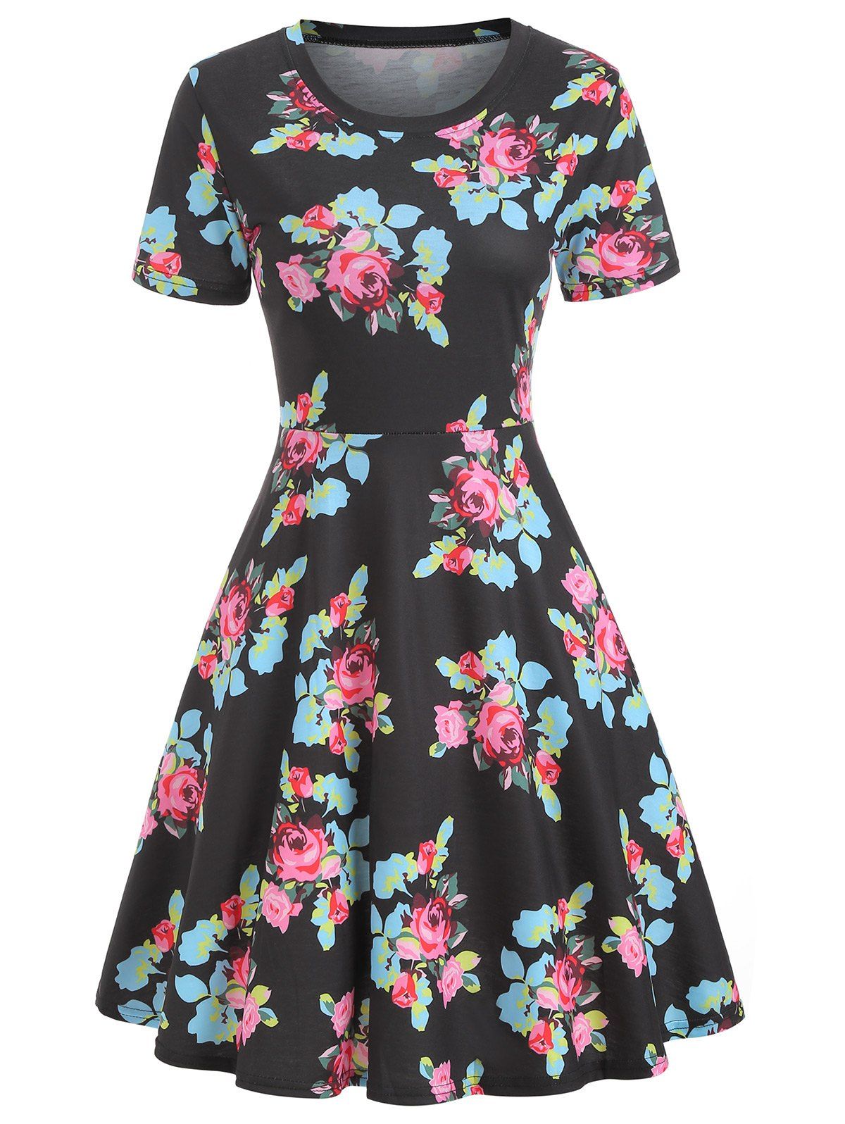 knee length floral dresses