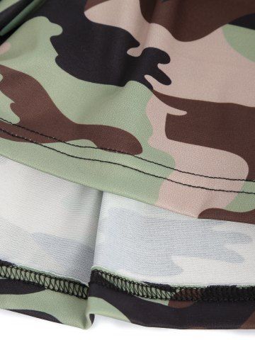 

Camouflage Print Casual Tank Top, Acu camouflage