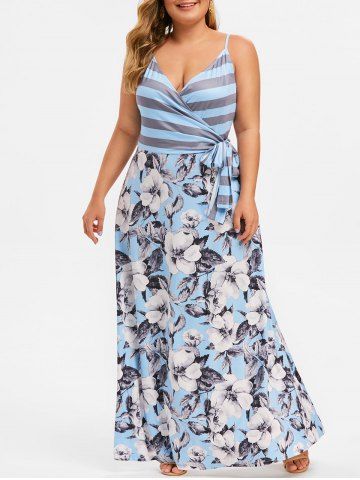 [36% OFF] Chic Long Sleeve Plus Size Maxi Dress | Rosegal