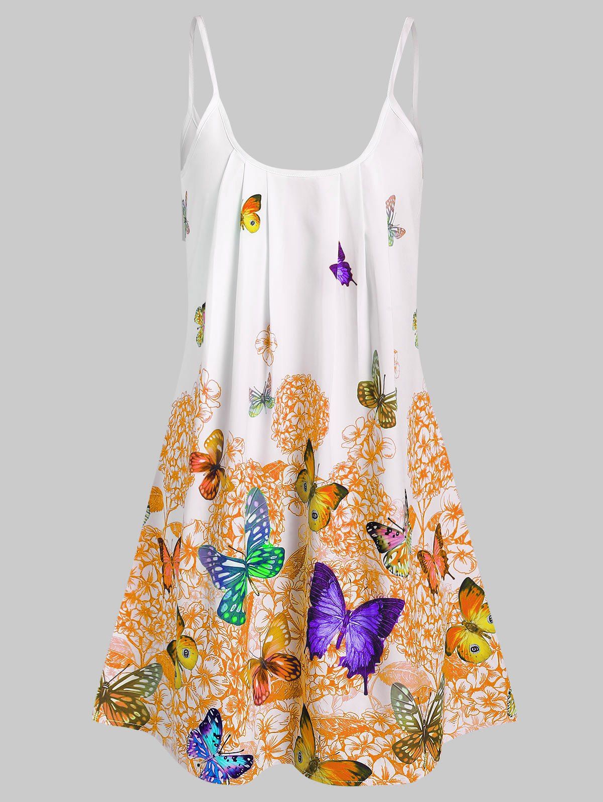 

Butterfly Flower Cami Tunic Dress, Bee yellow