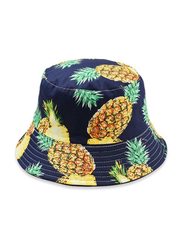 Fruit Pattern Bucket Hat, Green