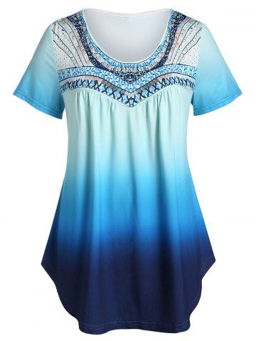 [29% OFF] Plus Size Drop Shoulder Longline T-Shirt | Rosegal