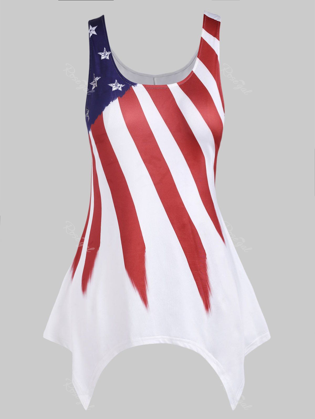 plus size patriotic tank tops