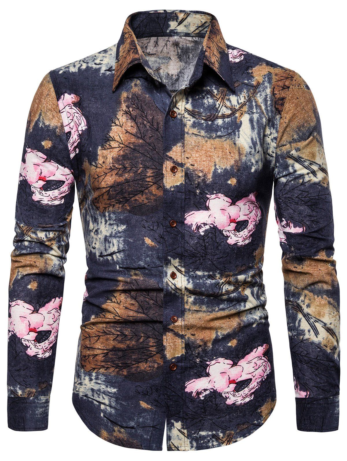 chemise fleurie