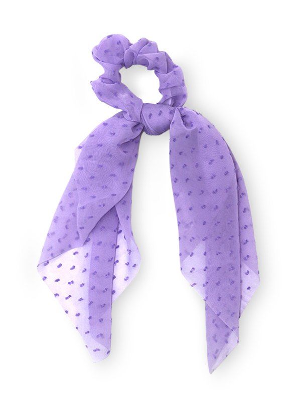 

Simple Chiffon Elastic Hair Band, Heliotrope purple