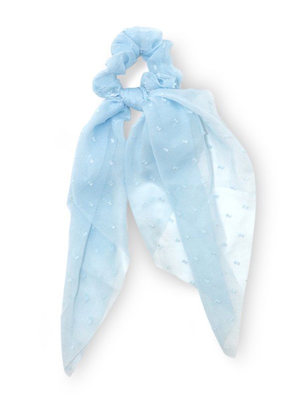 

Simple Chiffon Elastic Hair Band, Light blue