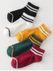 Striped Breathable Sport Ankle Socks -  