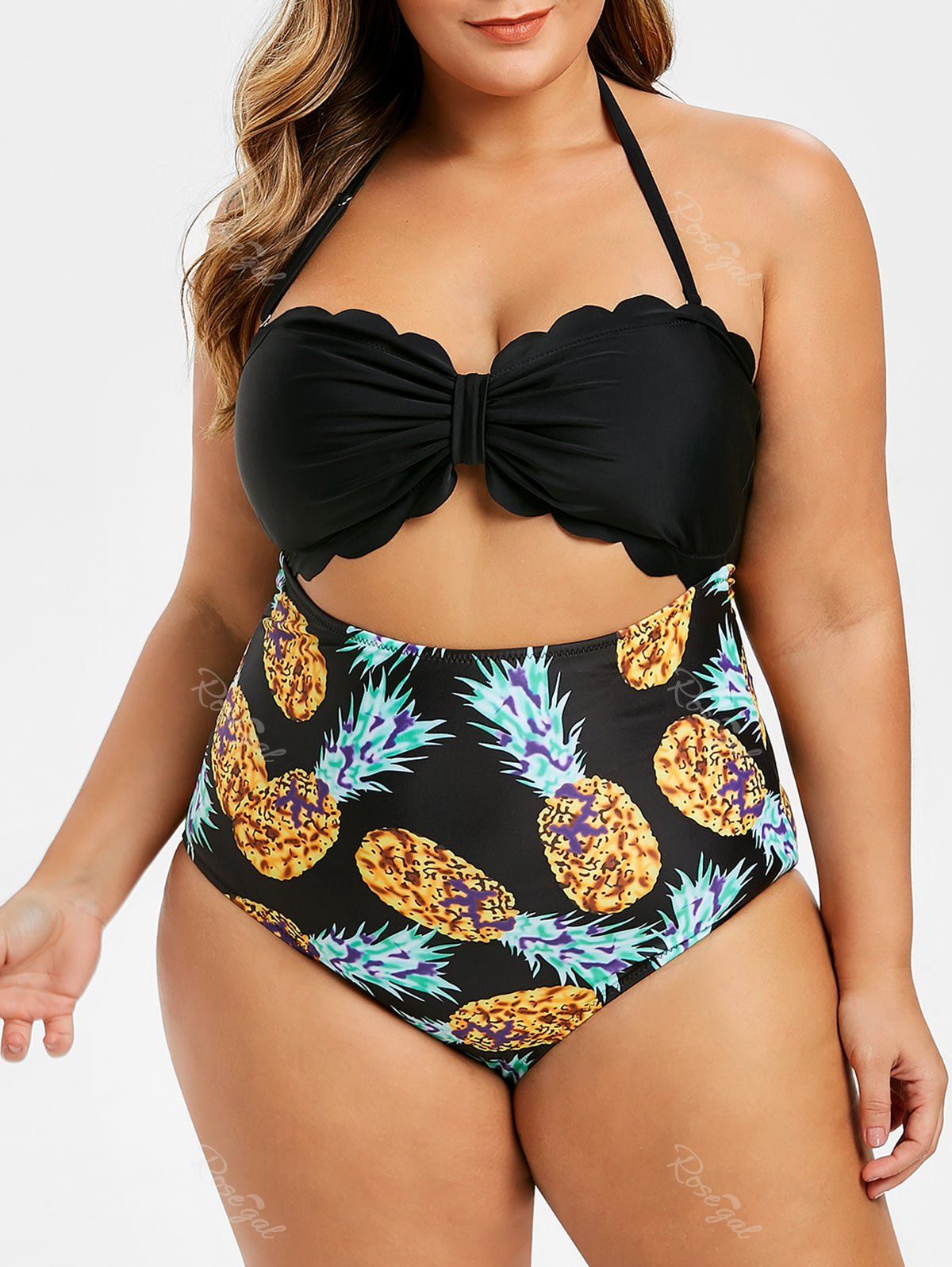 plus size cut out one piece swimsuits