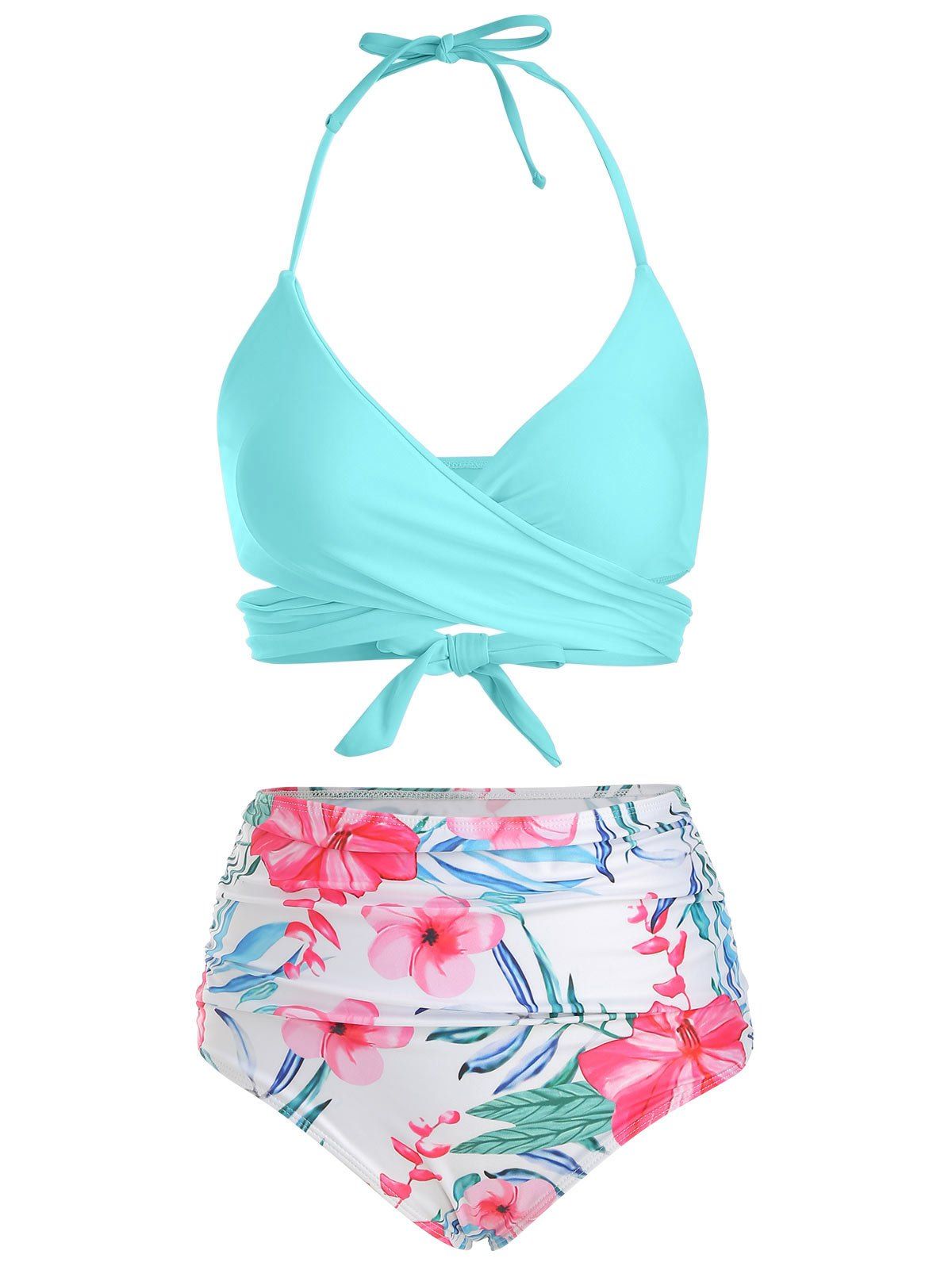 wrap bathing suit tops