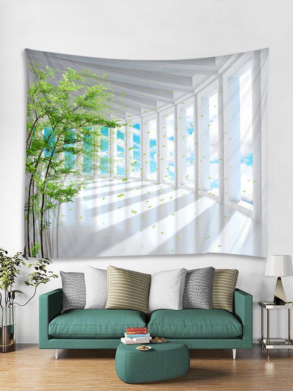 

Sunshine Print Art Decoration Wall Tapestry, Multi-a