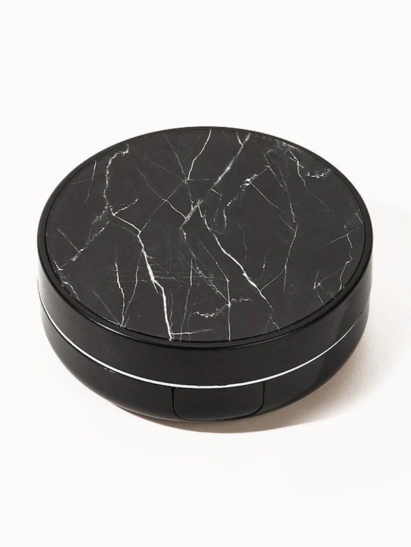 

Marbling Pattern Contact Lenses Case Set, Black