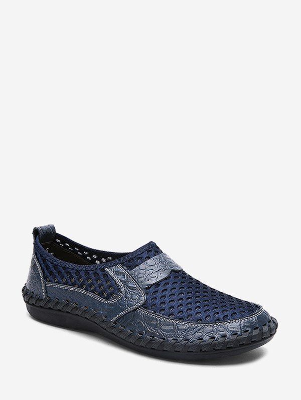 

Casual Mesh Breathable Flat Heel Shoes, Mist blue