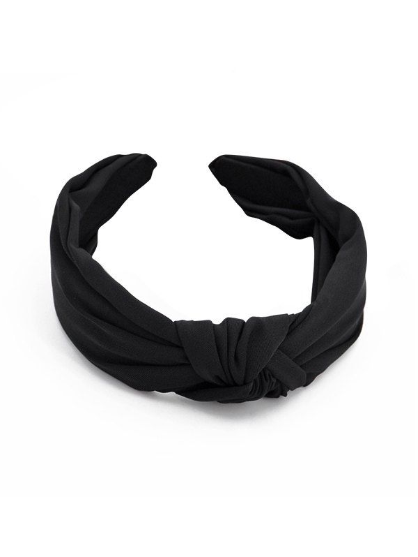 

Simple Design Wide Headband, Black