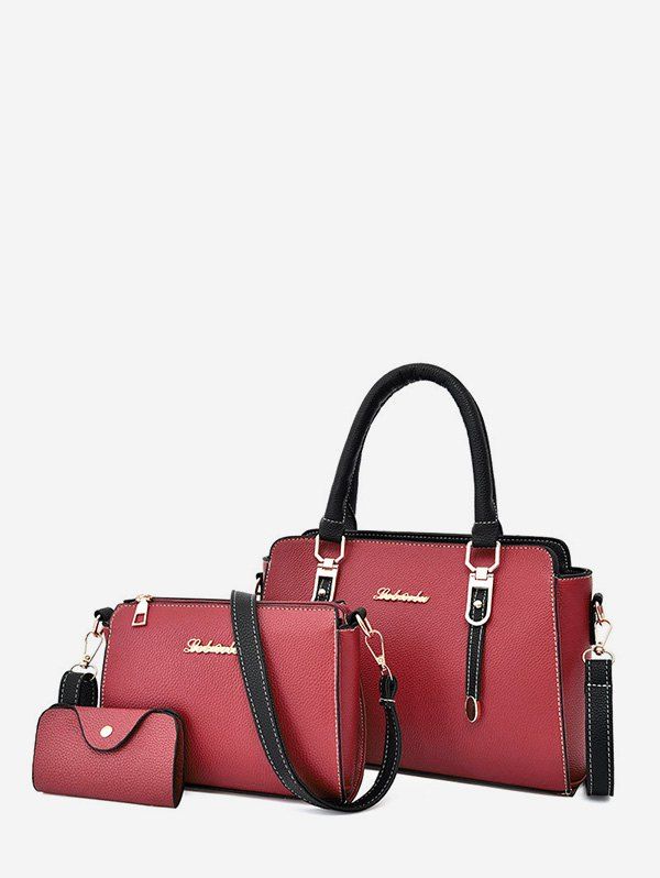

3PCS Handbag Set, Red