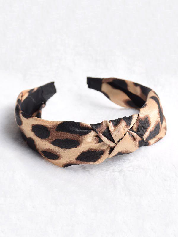 

Leopard Print Knotted Headband, Multi