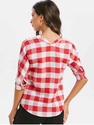 blusas con manga tres cuartos