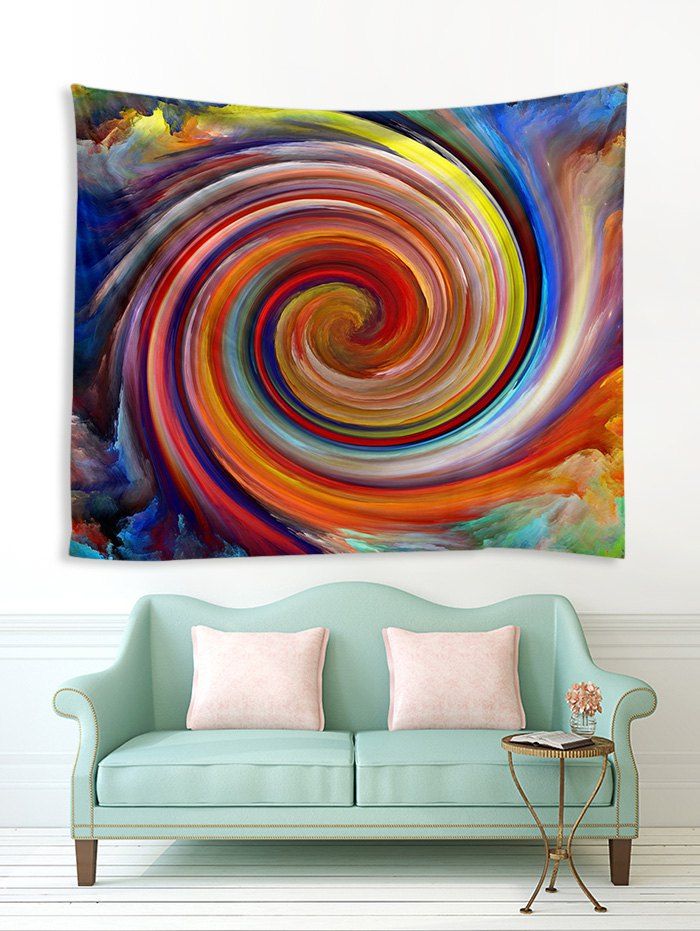 

Digital Printing Oil Painting Vortex Tapestry, Multi