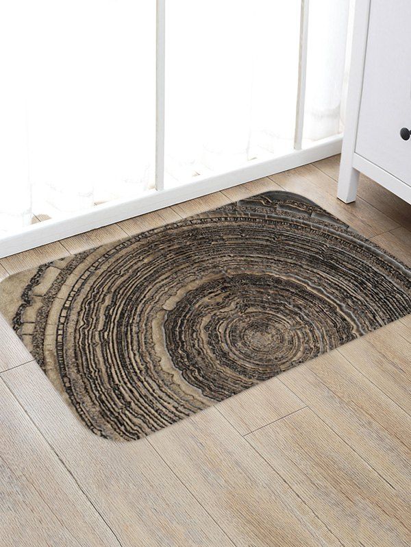 Wood Grain Growth Ring Antislip Floor Rug [31 OFF] Rosegal