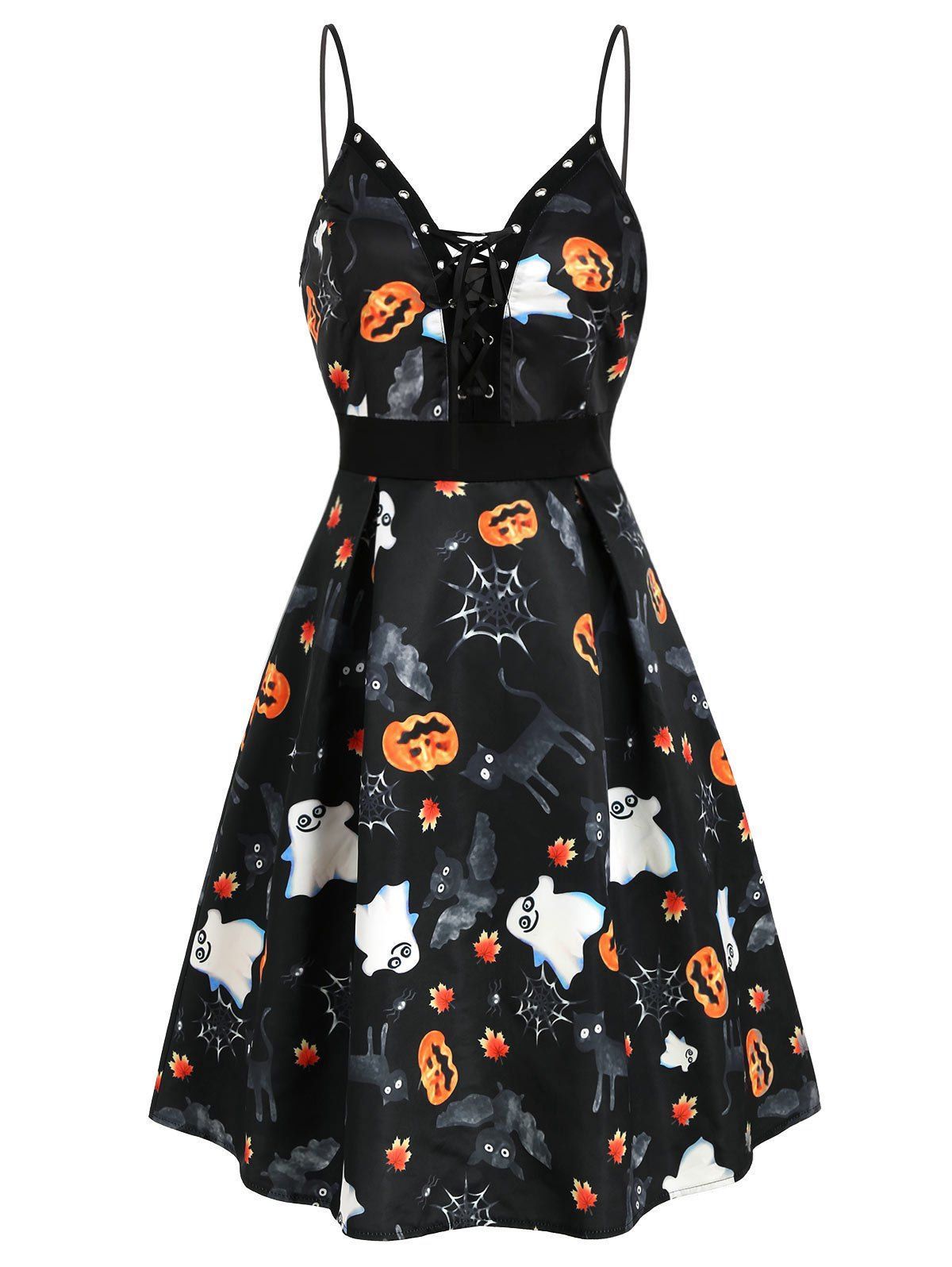 black cat dress