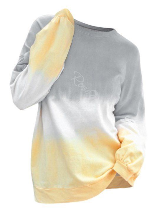 

Plus Size Tie Dye Tee, Gray