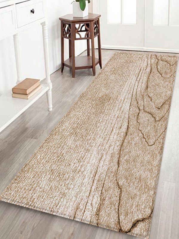 

Wooden Design Printed Floor Mat, Multi-a