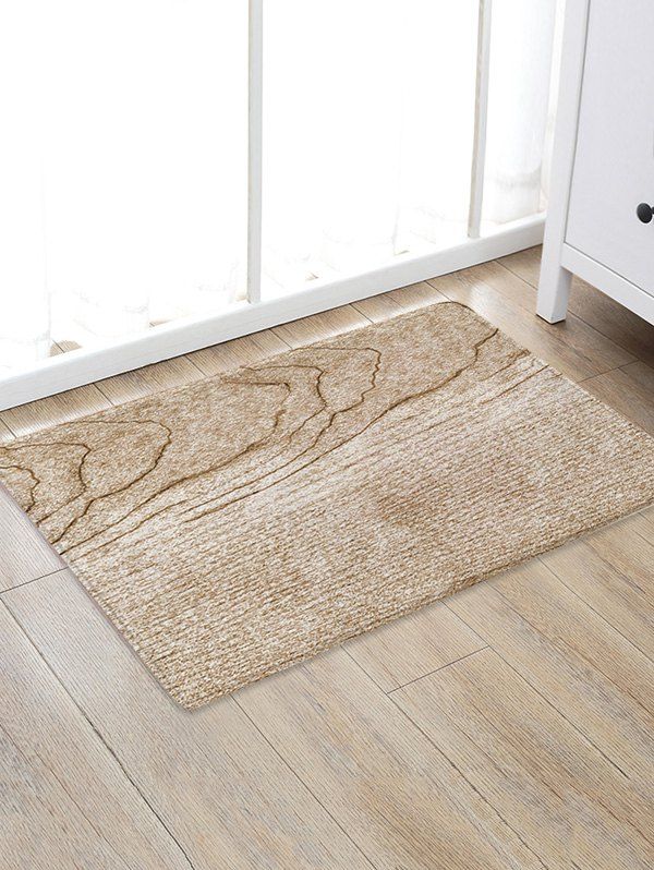 

Wooden Design Printed Floor Mat, Multi-a