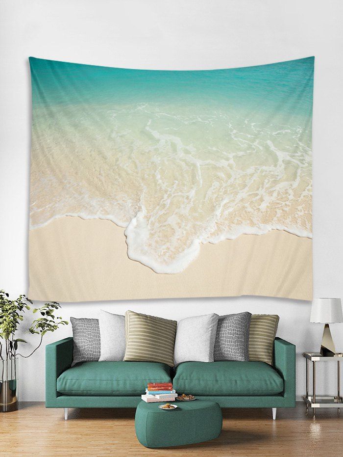

Beach Pattern Print Tapestry, Multi